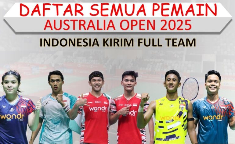 15 Skuad Indonesia Di Australian Open 2025