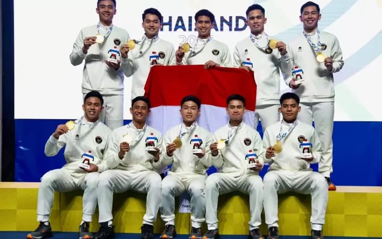 Timnas Pertahankan Emas Badminton Beregu Putra SEA Games