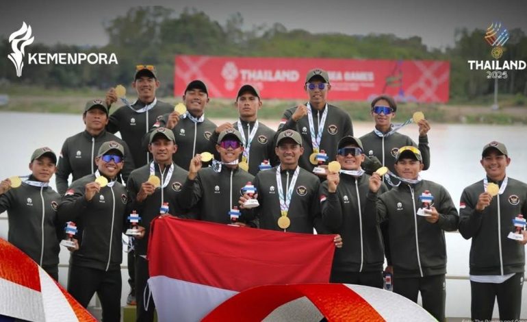 SEA Games  2025: Timnas Perahu Naga Sumbang Emas
